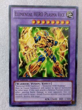 LCGX-EN066 Elemental Hero Plasma Vice Common Unl Edition Yugioh Card NM